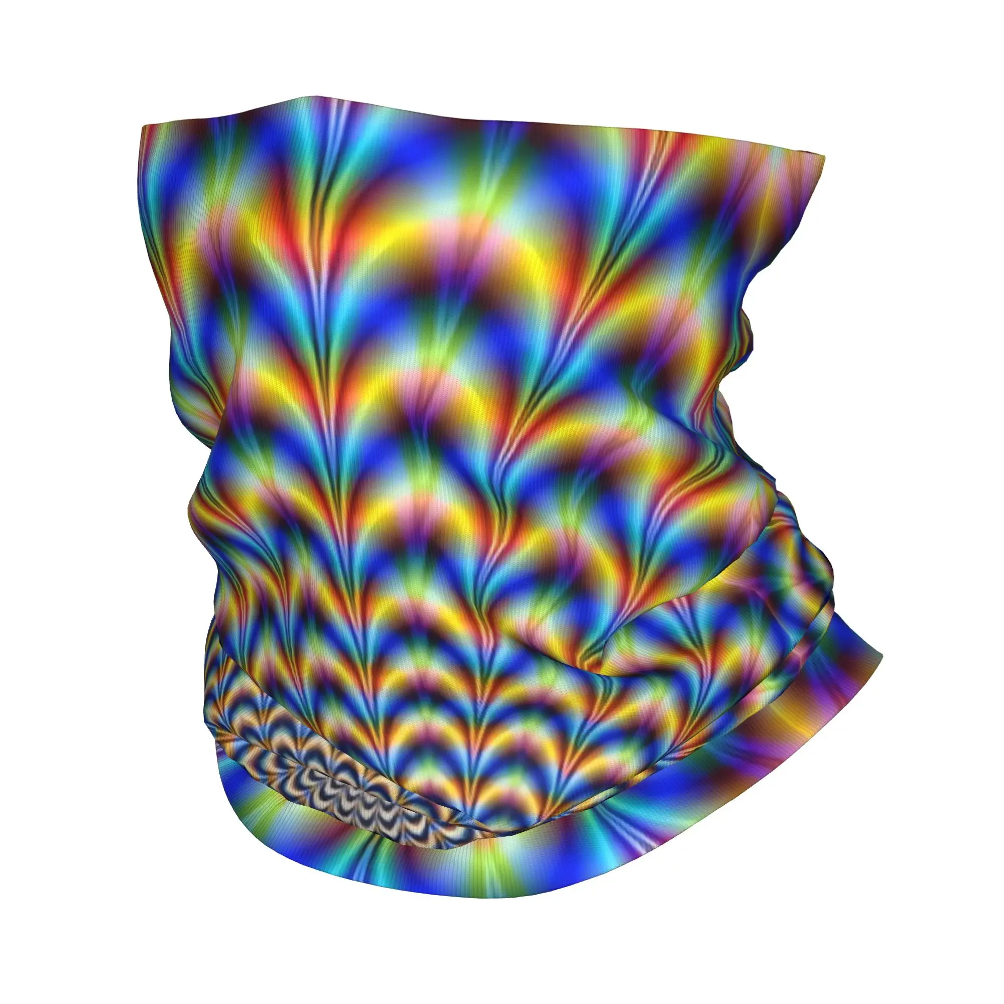 Swirl stripe color block print17 Bandana  Cover Club   Face Mask  Running  AdultWinter Neckerchief