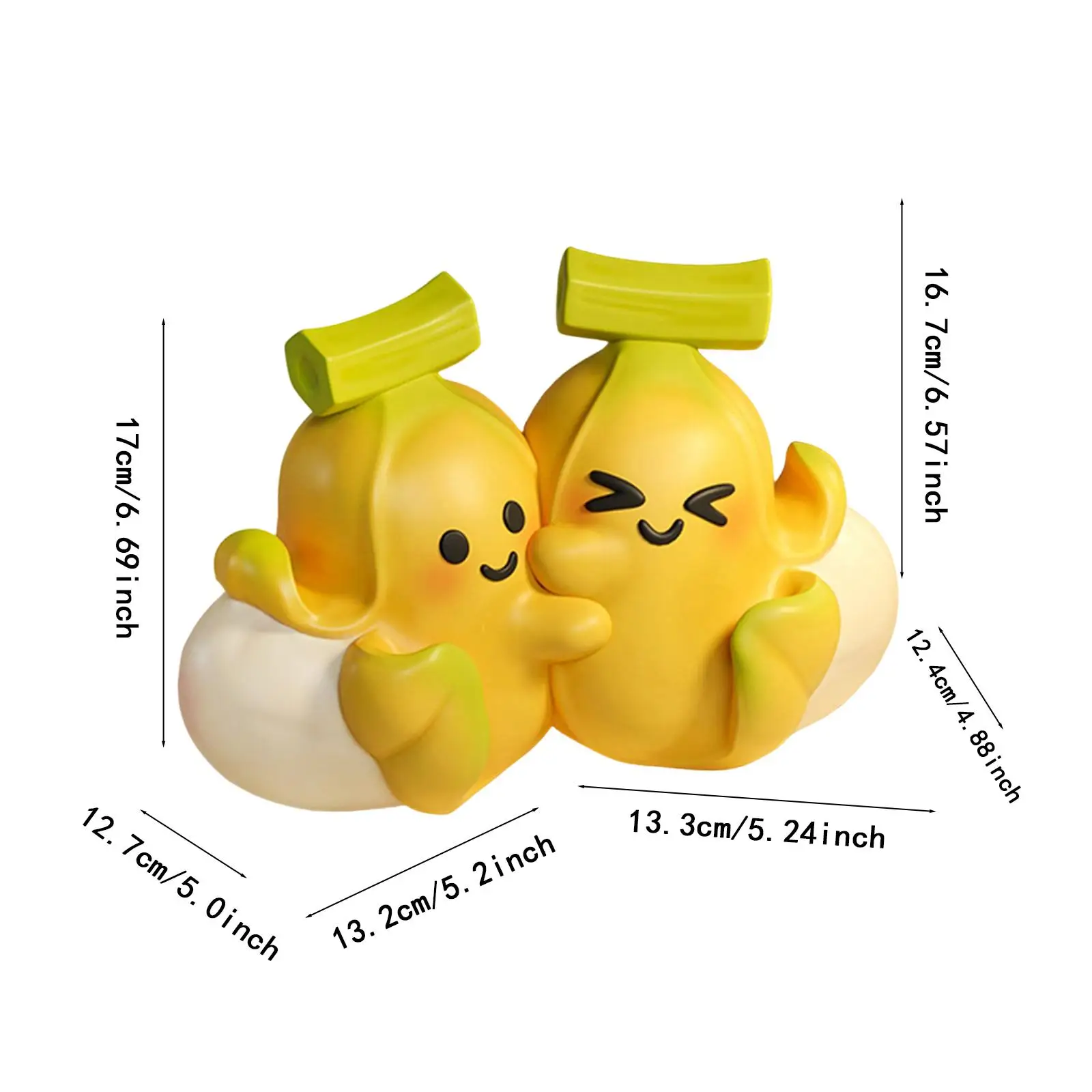 2x Cute Bookends Statue Unique Housewarming Gift Collection Decorative Book Stopper for Study Room Cabinet Home Office Desk