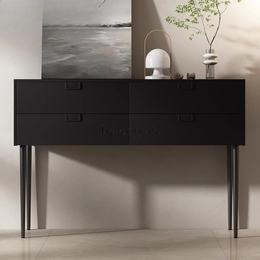 

Italian minimalist entrance table Entry entrance cabinet Entry entrance entrance desk against the wall cabinet