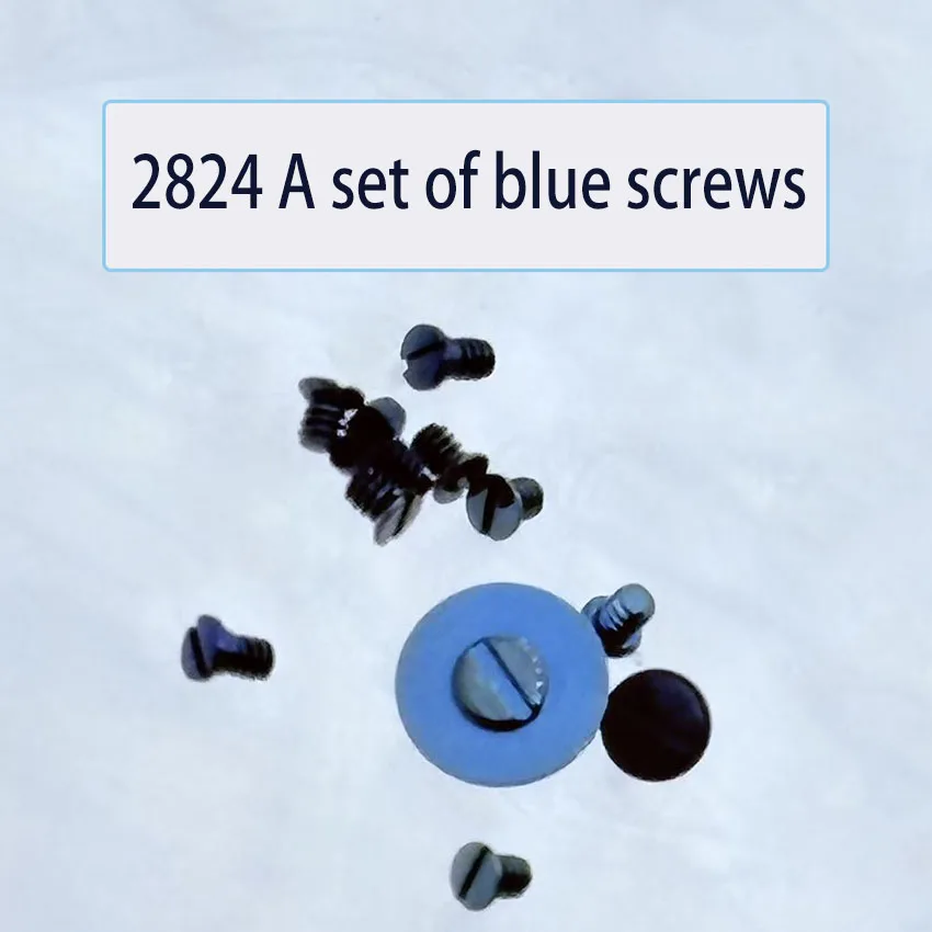 Watch Movement Accessories 2824/2836/2846 Blue Steel Screws (1 Set Price)