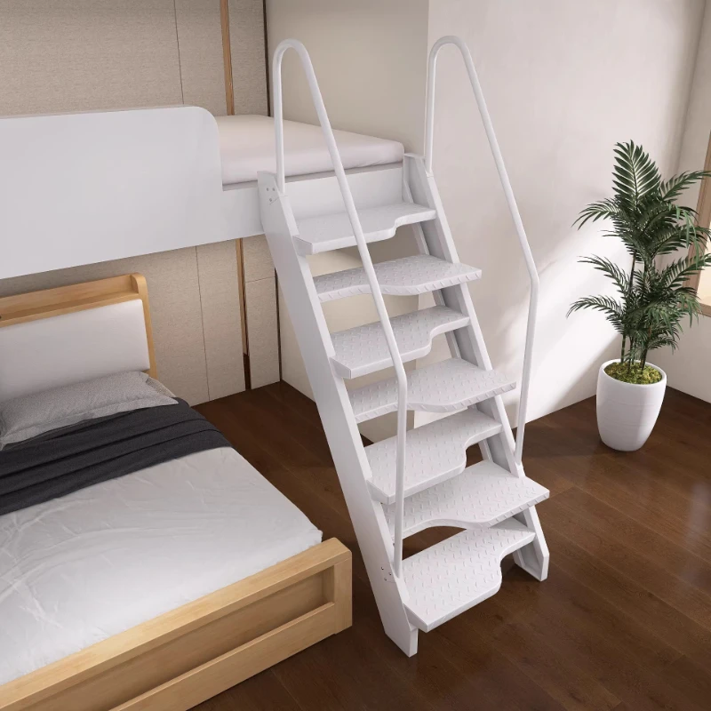 Outdoor courtyard stairs balcony outdoor ladder small apartment stairs indoor basement straight ladder household iron art