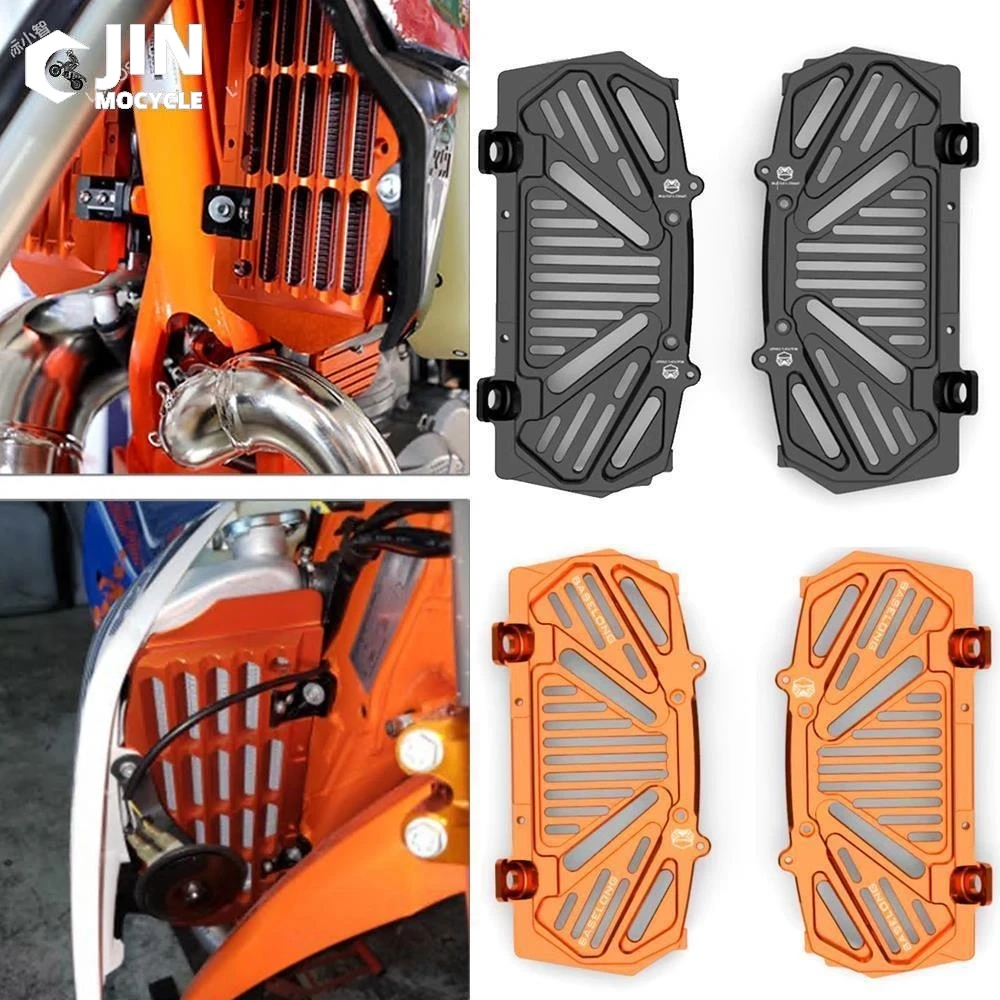 CNC Radiator Grille Guards Cover For K-T-M 300 XC XCF SX F XCW XCFW EXC EXCF TPI/Six Days 300 2017 2018 2019 2020 2021 2022 2023