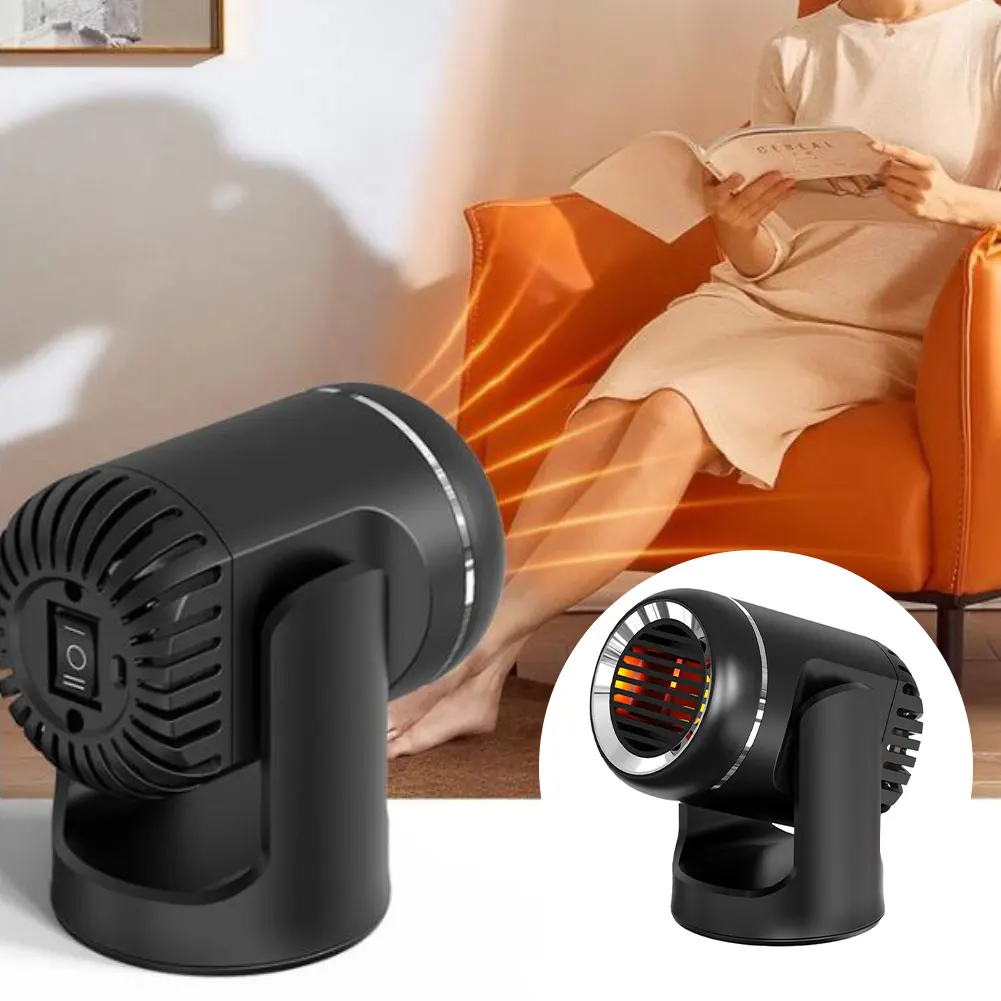 12V 120W Vehicle Heater with Fan and Defroster 360 Degree Rotatable Design with 180 Degree Tilt for Rapid Frost and Fog Removal