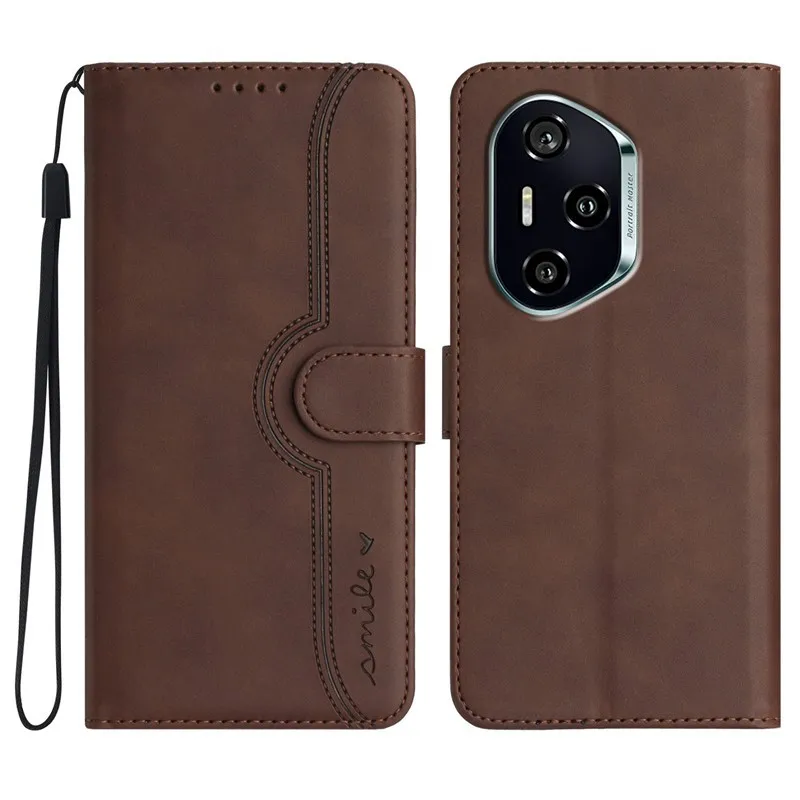Wrist Rope Vintage Leather Back Case For Samsung Galaxy Z Flip 6 5 4 3 Flip7 Flip6 Multi 3 Cards Slot Anti Drop Flip Cover