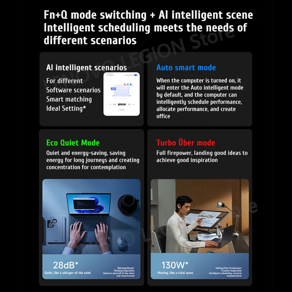 2024 레노버 요가 프로 16s AI 노트북, 인텔 울트라 9, 185H, 32GB, 1TB SSD, RTX 4060, 8G GPU, 16 인치, 165Hz, 100% P3 스크린 노트북, 신제품 PC