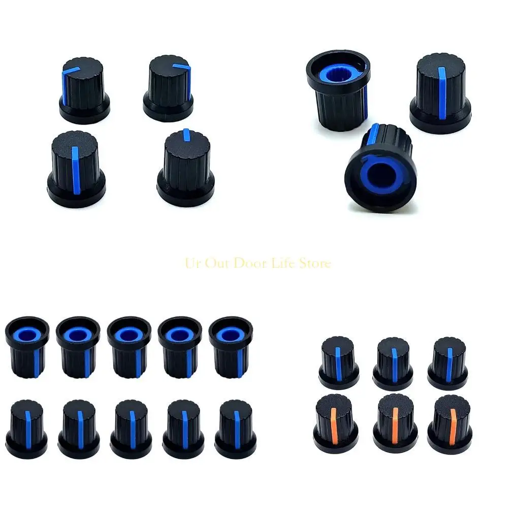 

77UF 10 шт. ручки потенциометра регулировки громкости для усилителя педали эффектов динамика