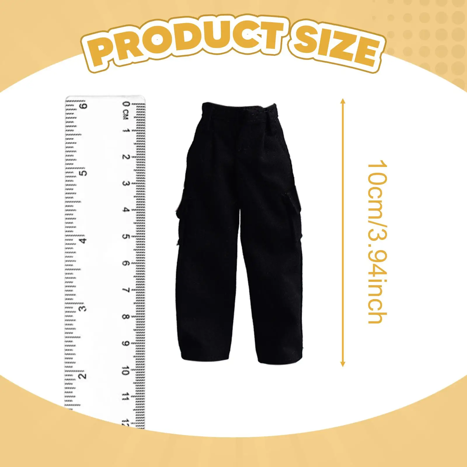 Vêtements de figurines d'action, pantalons, vêtements de poupée pour corps de figurines masculines de 6 pouces, 1/12