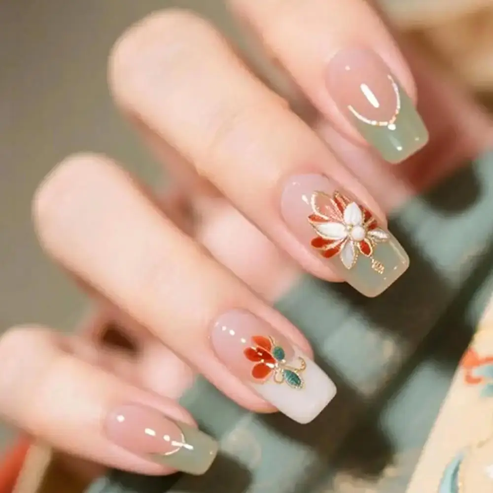 

Self Adhesive Manicure Decal Embossed Stickers Relief Nail Decor Manicure Tool DIY Nail Art Supplies Flower Nail Stickers