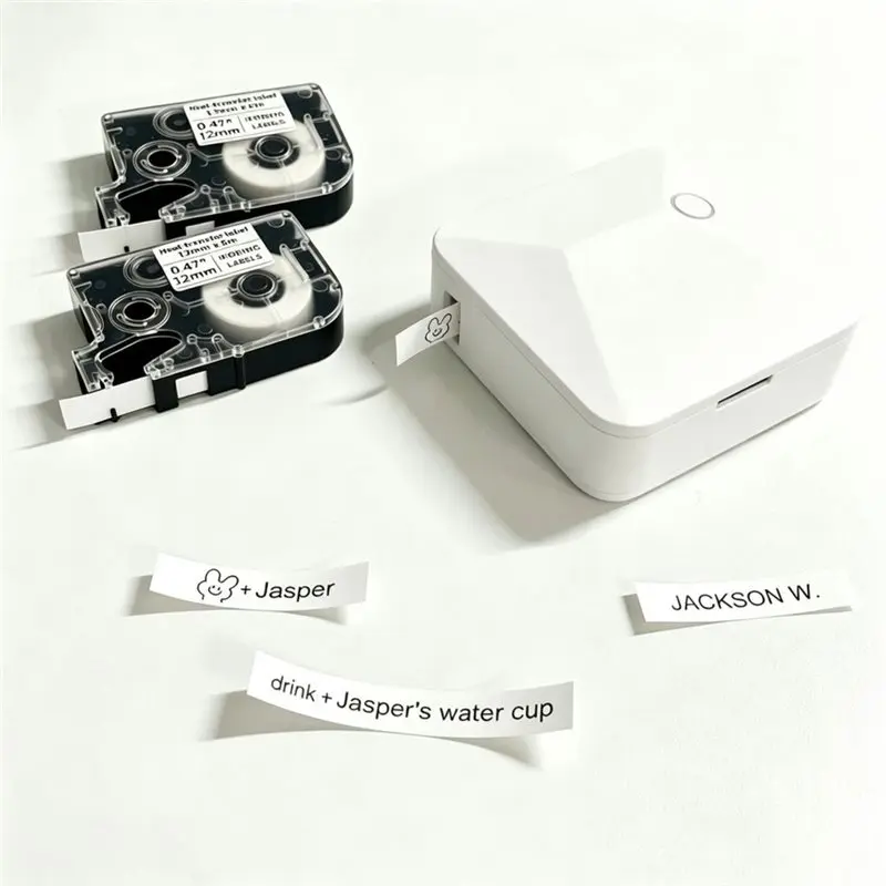 DTA4-R15 Thermal Transfer Label Maker, DIY Crafting Tool For Wedding Bouquet, Ideal For Fabric And Satin Ribbons