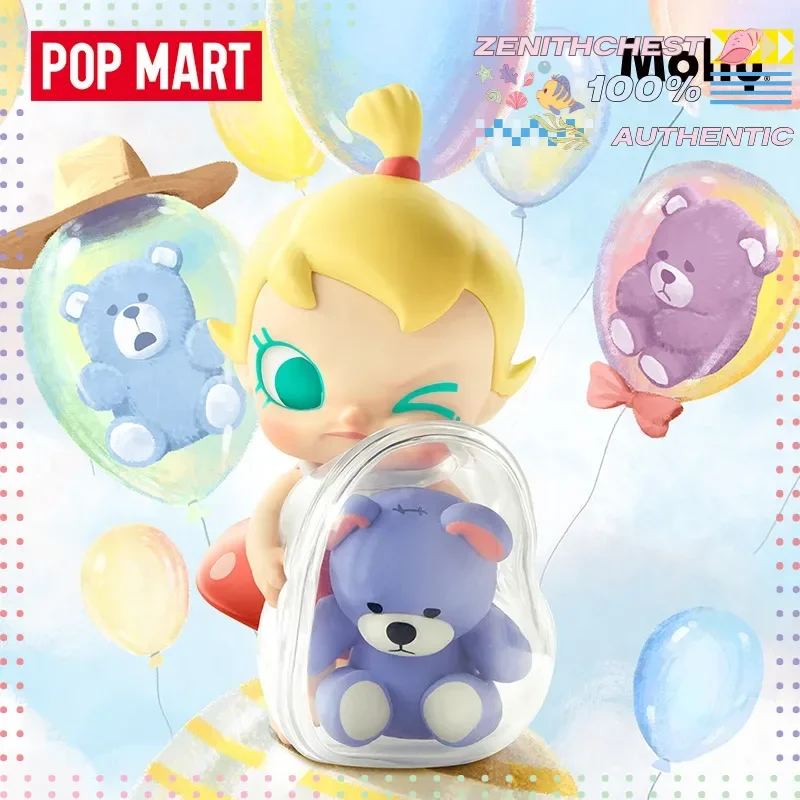 Authentic POP MART Baby Molly My Huggable Discovery Series Mystery Box Intersting Action Doll For Desk Decor And Gifting