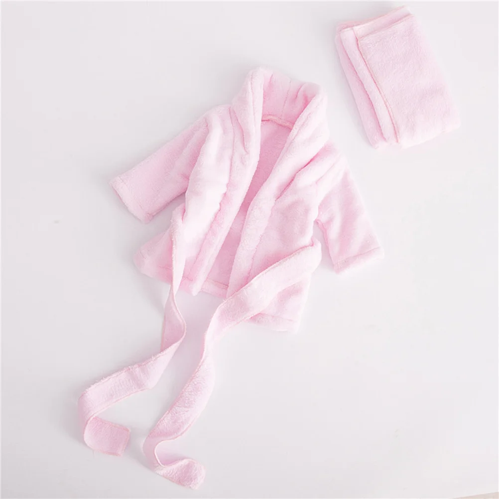 

Baby Bathrobe Newborn Pink Pure Cotton Thickened Bathing Suit Photo Clothing 3-6 Months Breathable Comfortable