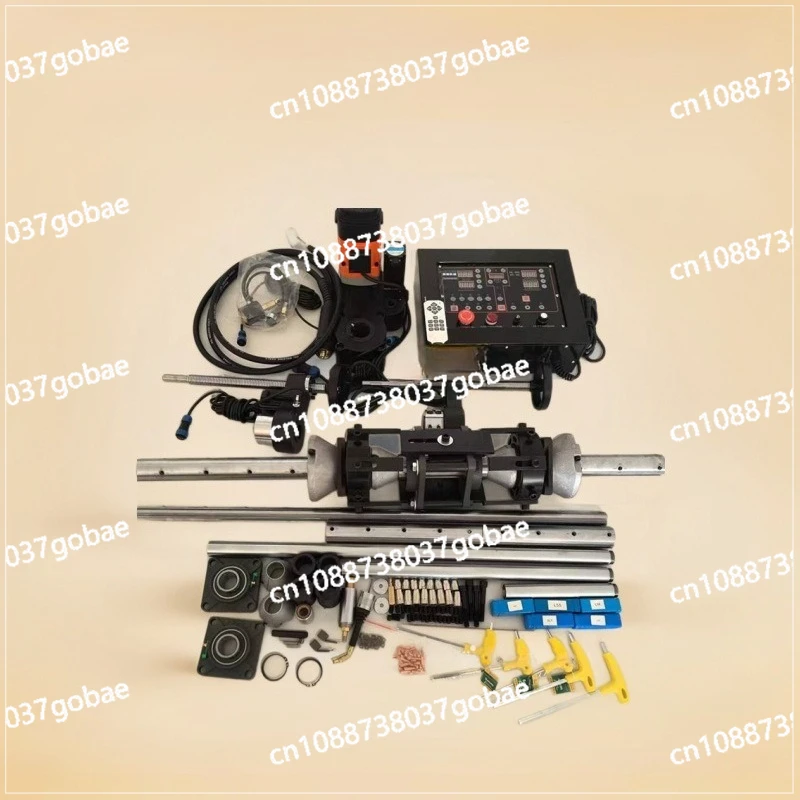 Boring and welding machine, small portable numerical control type boring and welding