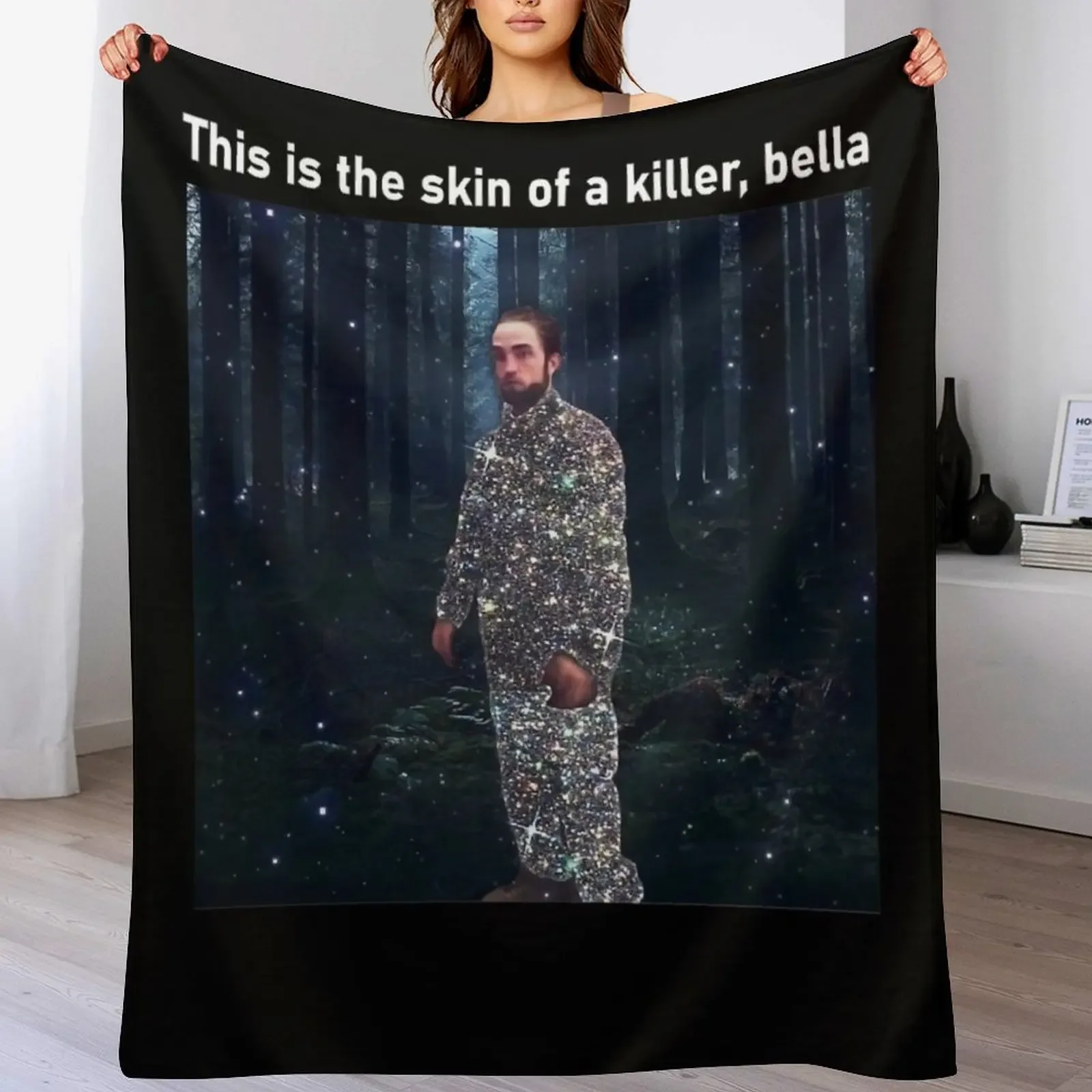 

This is the skin of a killer bella Throw Blanket Heavy Weighted Luxury Luxury Brand Blankets