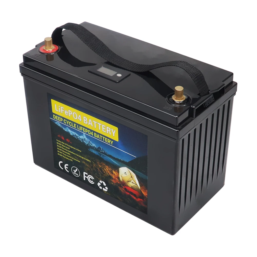 12V 300AH LiFePO4 Battery Built-in BMS Lithium Iron Phosphate Cells 5000 Cycles For RV Campers Cart Solar Inverter Boat Motor