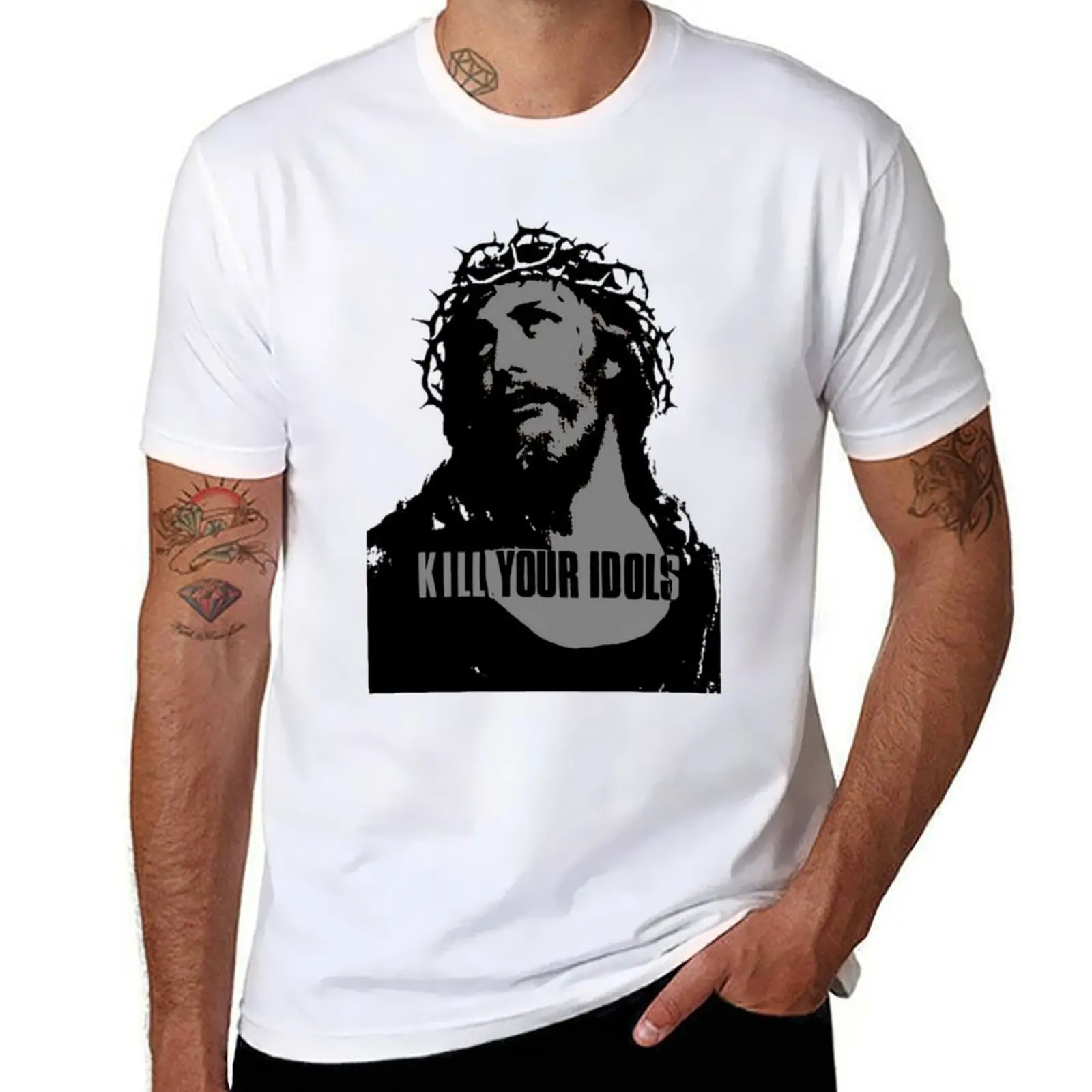 

alx rose kill your idols T-Shirt designer shirts man clothes cheap stuff custom shirt mens graphic t-shirts big and tall