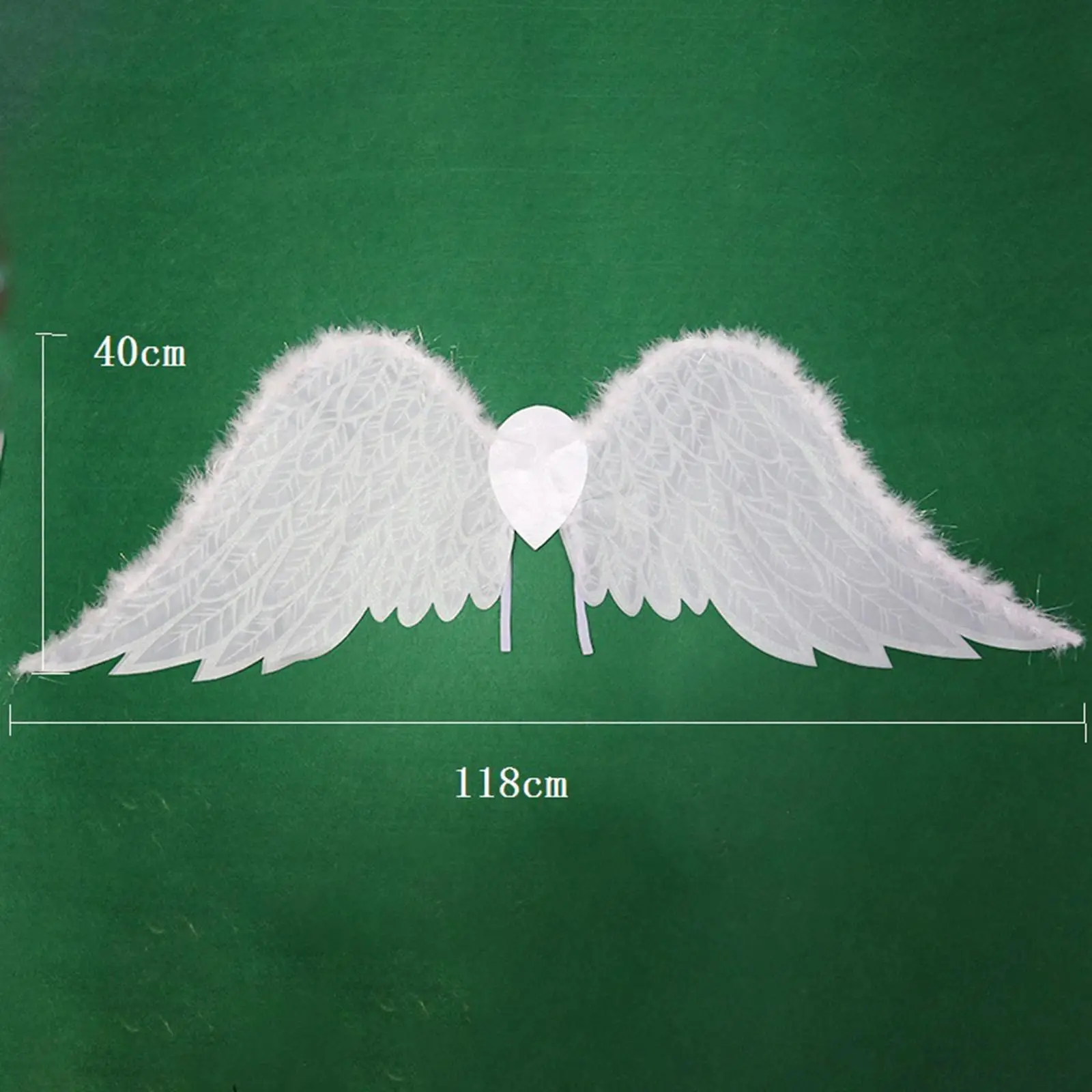 Angel Wing Costume Soft Comfortable White Decoration Lightweight Dressing up for Fashion Show Stage Show Parades Holidays Party