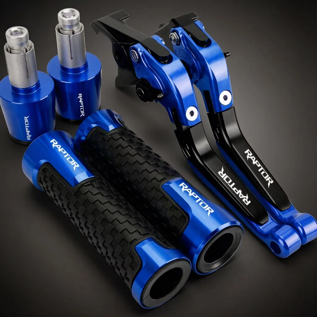 

For YAMAHA YFM700 Raptor 2000 2001 2002 2004 2005 2006 Motorcycle Clutch Lever Brake Levers Handlebar Handle Hand Grips Ends