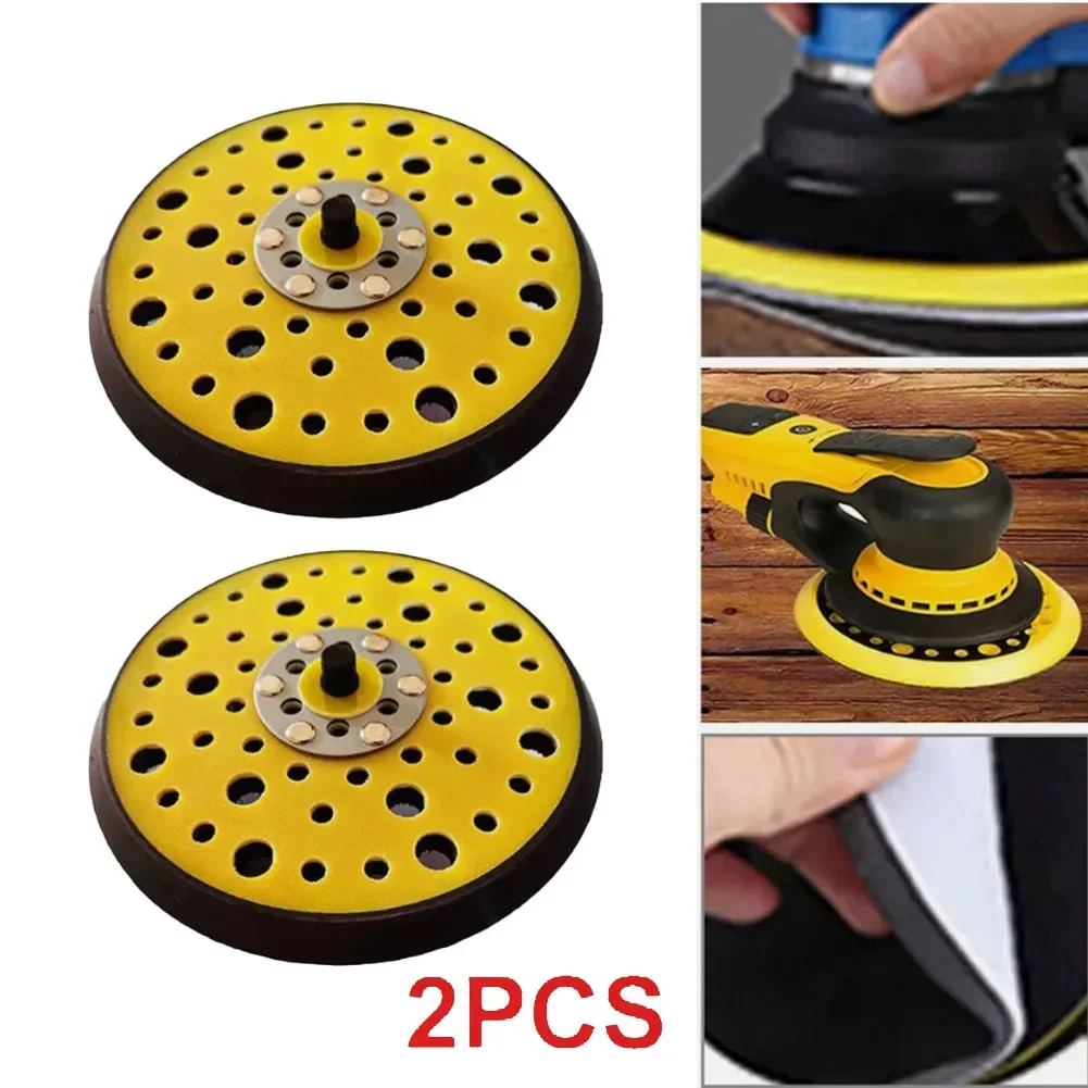 

2/1pcs 6 Inch Medium Sander Backing 150mm 54Holes Hook & Loop Pad For Mirk-a CEROS DEROS Polishing Disc For Woodworking