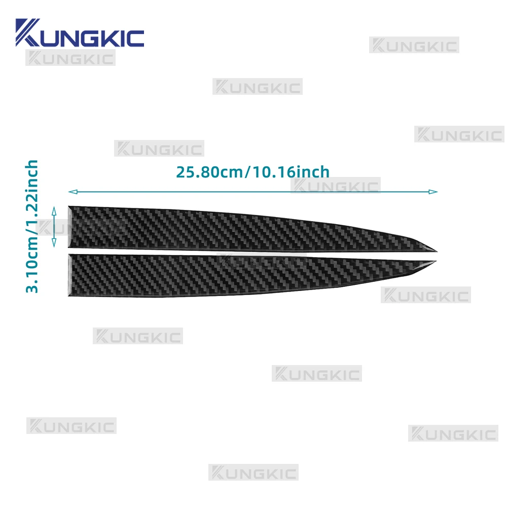 ملصق لوحة الزخرفة فوق مكبر صوت الباب مصنوع من ألياف الكربون الناعمة الحقيقية لسيارة BMW i3 2013 2014 2015 2016 2017 2018 2019 2020 2021 2022