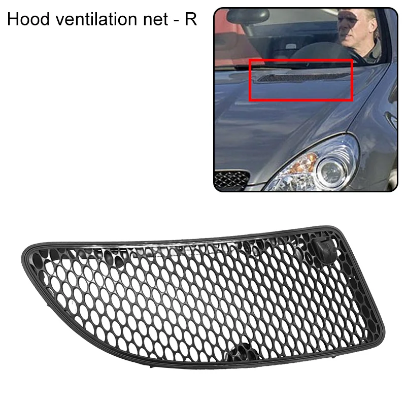 Hood grille Bonnet air Grille Slk for Mercedes Benz W171 R171 SLK280 SLK300 SLK350 A1718800485 A1718800385 1718800485 1718800385