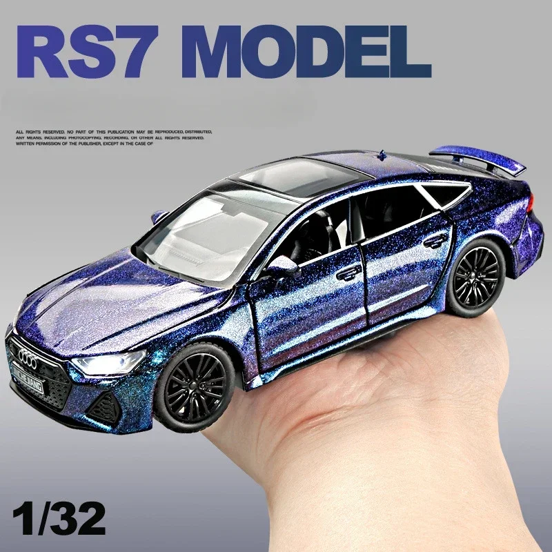 1:32 A RS7 Sportback Alloy Car Model Children boy diecast metal toy vehicle birthday gift miniature voiture hone decor