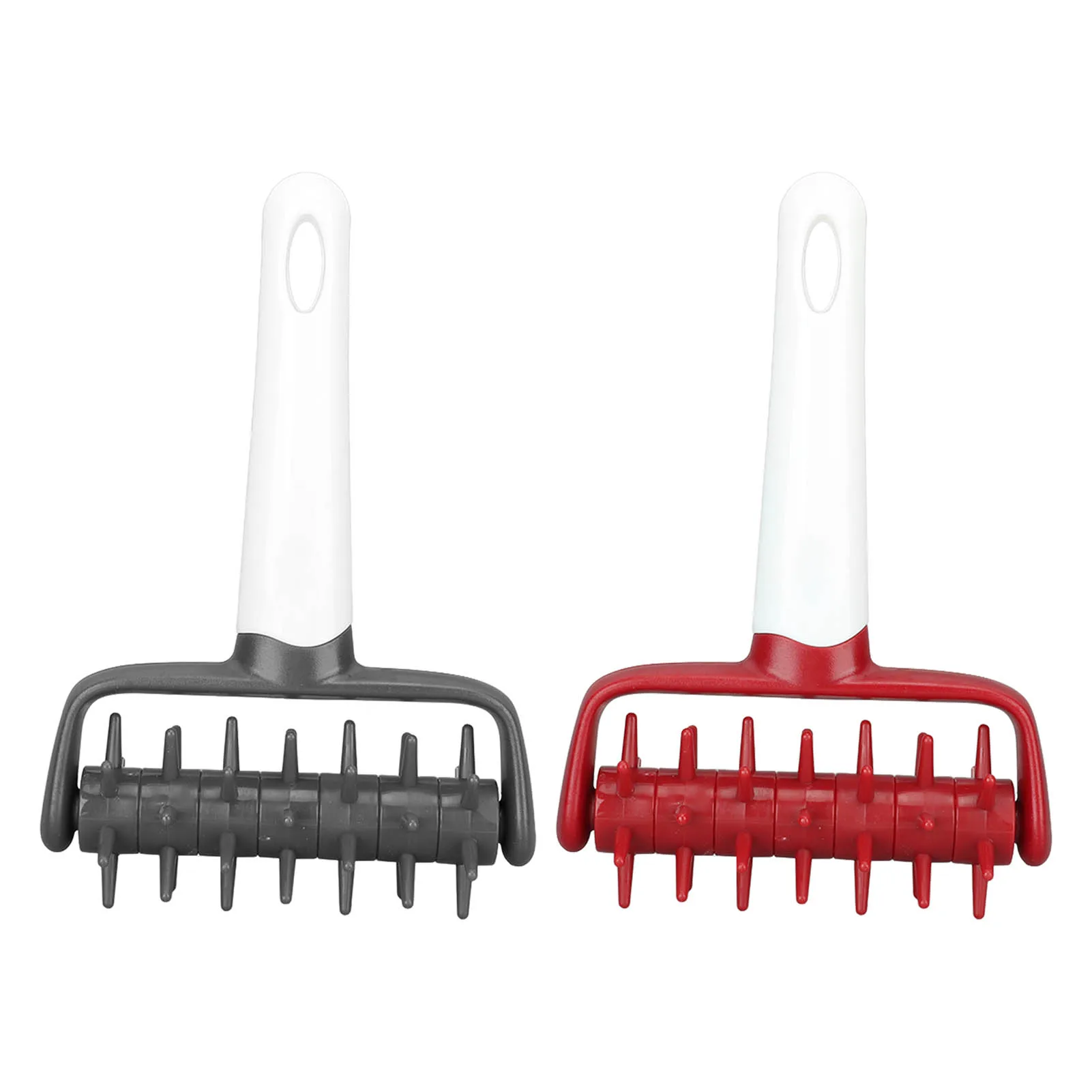 Pizzateig-Docker-Roller verhindert das Blasen, dichtes Pizza-Docking-Werkzeug mit Spikes für die Küche zu Hause