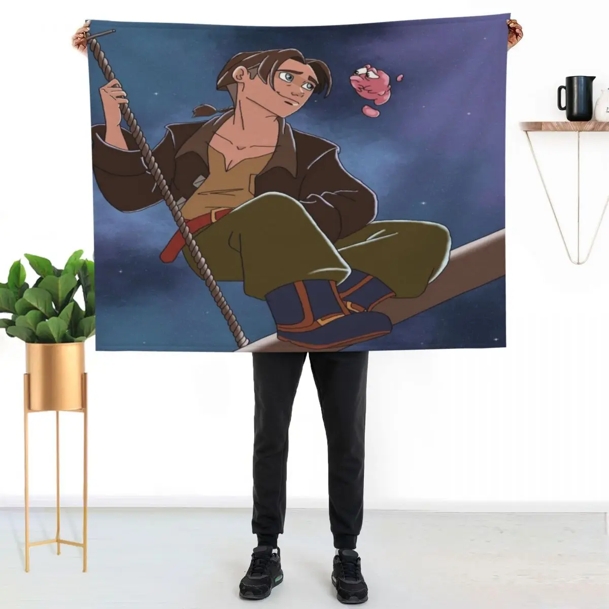 

treasure planet Throw Blanket Lightweight Warm Blanket for Travel Camping