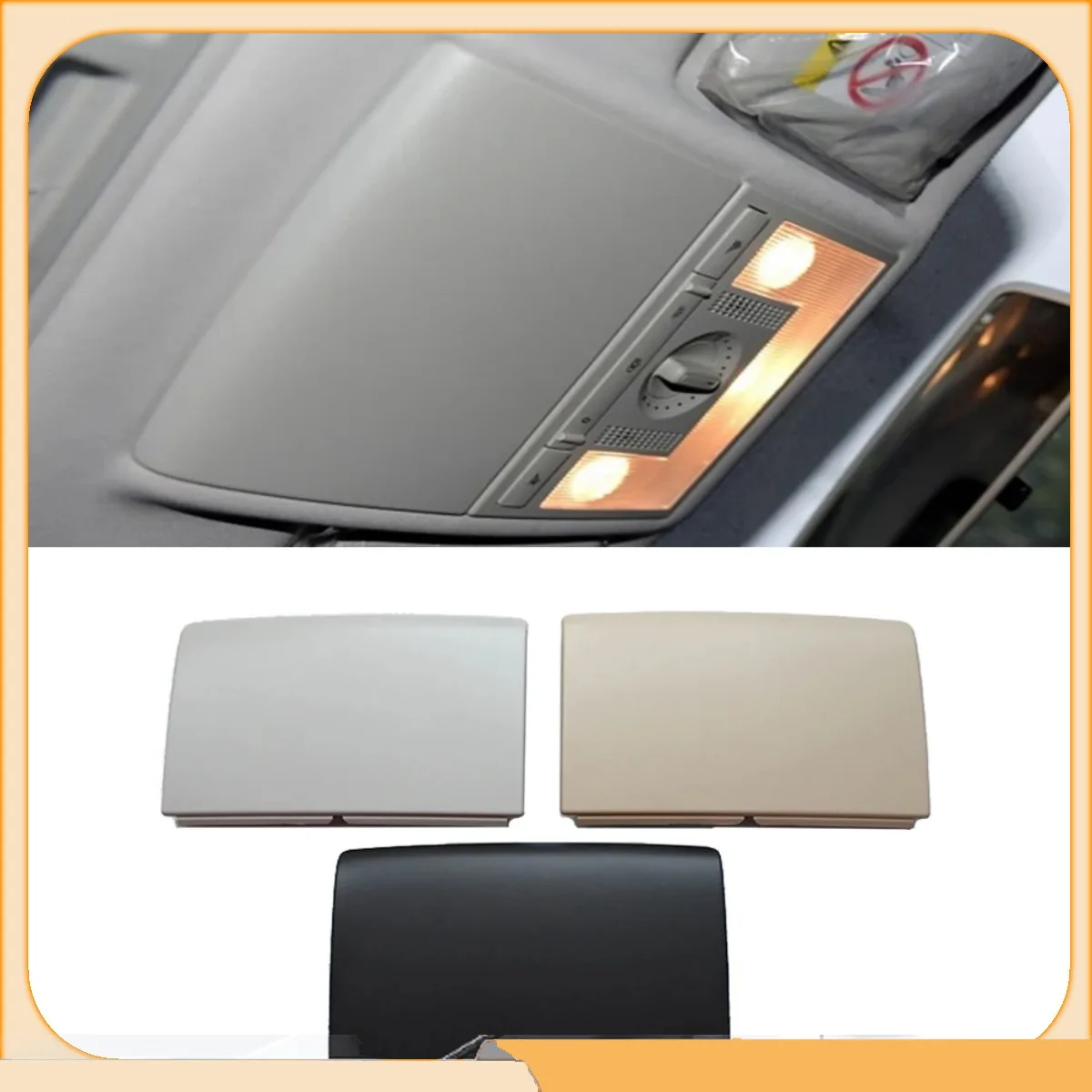 For VW Polo 4 9N GTI 2002-2010 6Q0877829 6Q0877829J 1PC New Interior Roof Ceiling Cover Trim