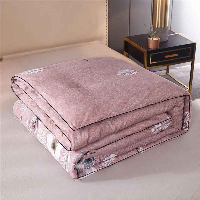 Ice Silk Quilt for Bedroom, 100% Genuine, Mulberry Silk, Warm Core, Spring and Autumn Quilt, Cool Air Conditioner, Bed Quilts