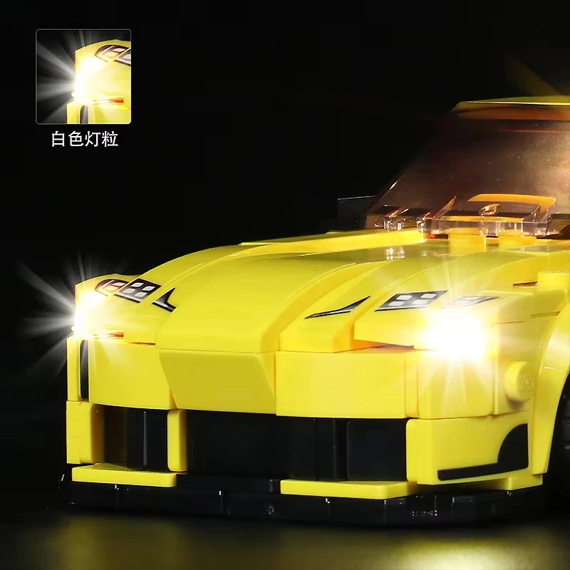 

Комплект светодиодных фонарей «сделай сам» для автомобиля LEGO 76901 GR Supra Speed (только светодиодный светильник, без модели блоков)