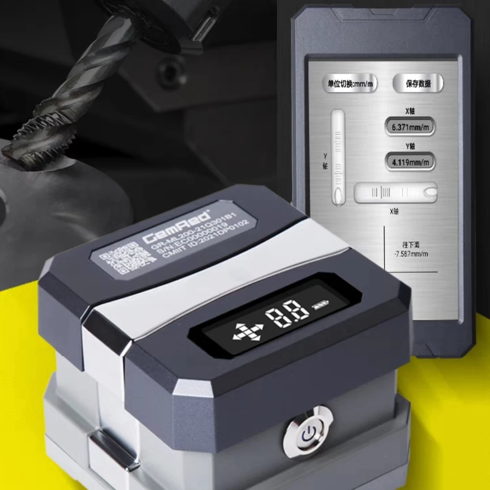 Macchina utensile intelligente 0.02 strumento di livellamento strumento di misurazione del livello del telaio della striscia di grado industriale