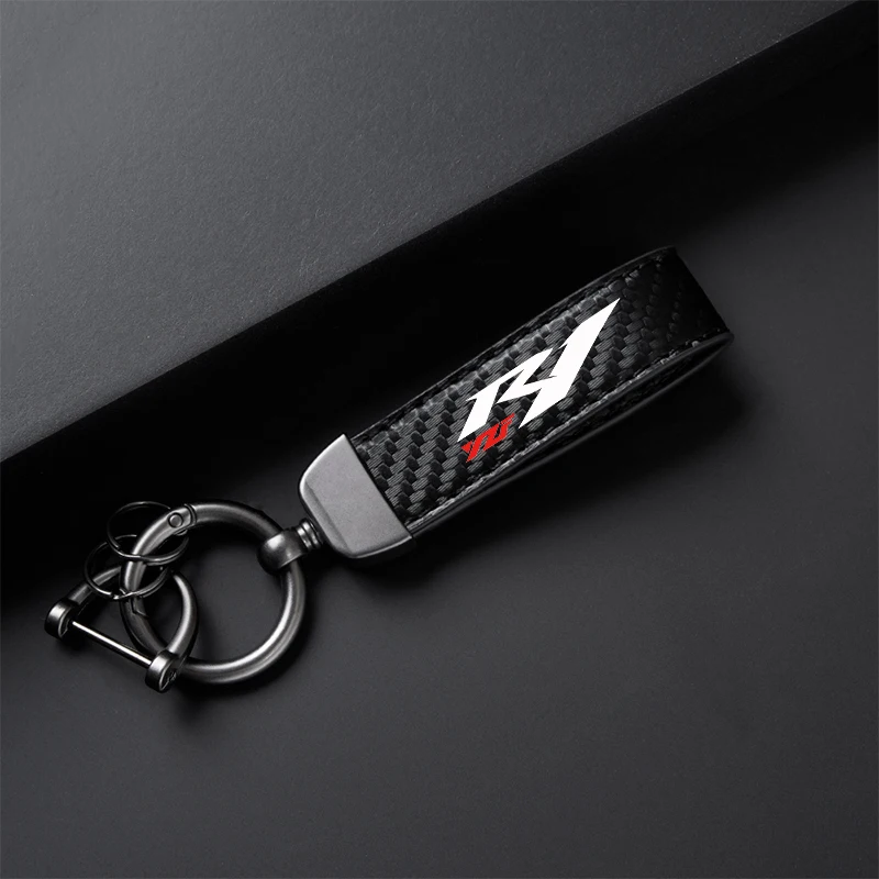 High-Grade leather Motorcycle Keychain Holder Keyring For Yamaha YZF R1 YZF-R1 YZFR1 R1s Accessories