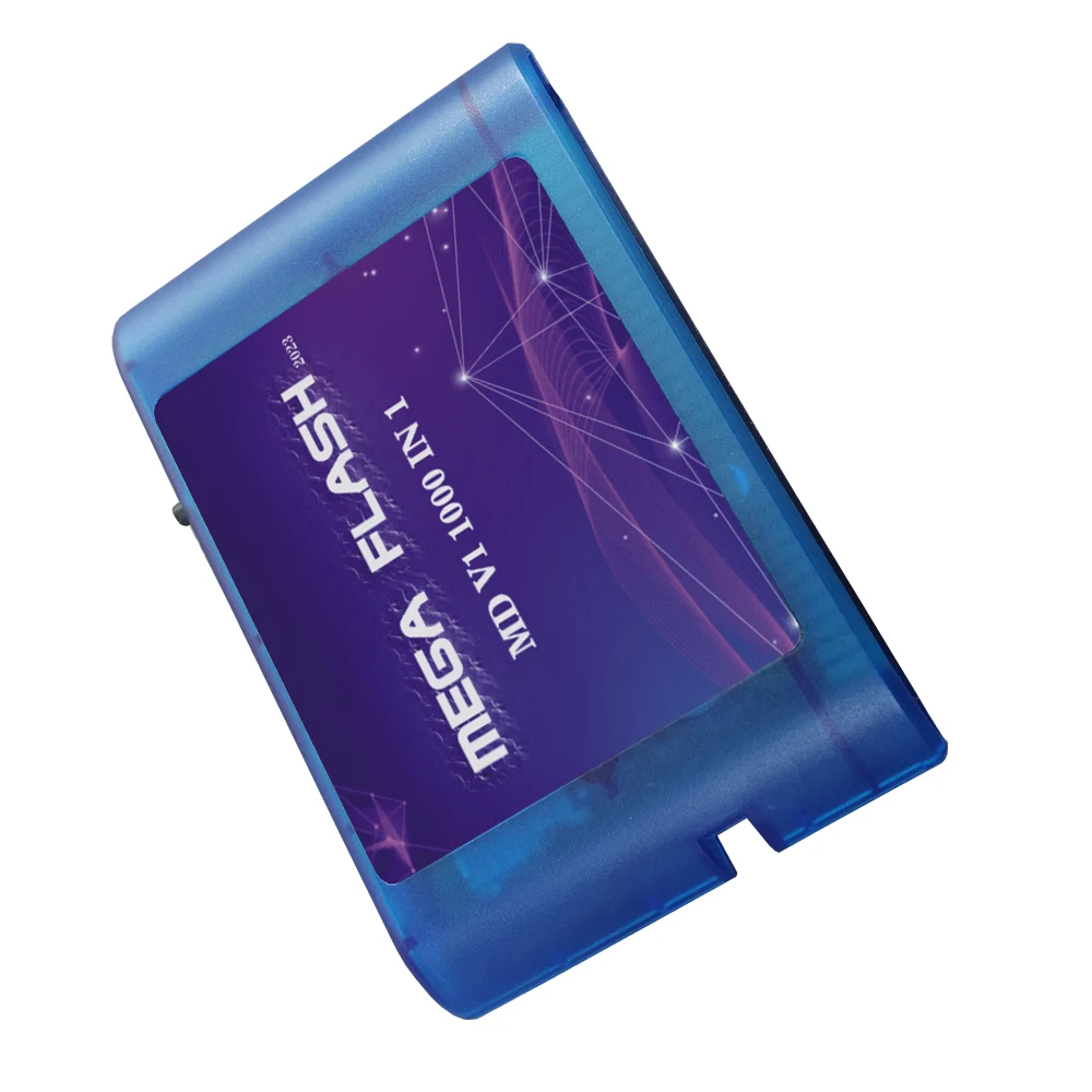 2023 new mega drive 2 generation MD game cassette 1000 in 1 supports mega drive game consoles and supports everdrives series