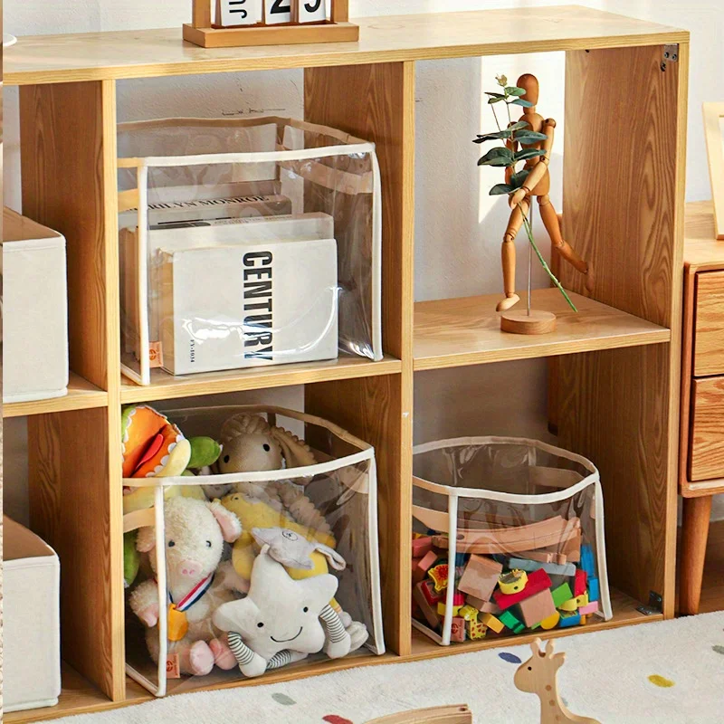 Clear Toy Haven - Extra-Large  Organizer for Building Blocks & Plushies - Versatile, See-Through Design for Bedroom, Bathroom, O