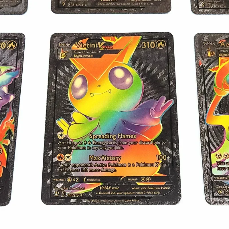 55Pcs/box Rainbow Pokemon Gold Cards Vmax GX EX Silver Black Flash Cards English Battle Trainer Booster Game Card - AliExpress 26 55Pcs/box Rainbow Pokemon Gold Cards Vmax GX EX Silver Black Flash Cards English Battle Trainer Booster Game Card - AliExpress 26