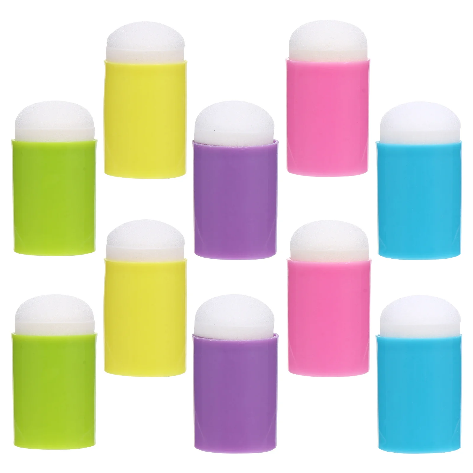 10 قطعة الاطفال اللوحة غطاء الاصبع 2.8X1.5X1.5 سنتيمتر الإسفنج Dauber للأطفال الطلاء الحبر مزج أداة الحرفية لوازم الفن