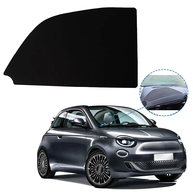 Car Dashboard Protective Mat Anti-Dirty Pad For Fiat 500 Dashboard Imperfections Dash Cover Car Interior Mat Accessories