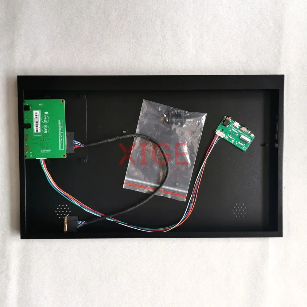 

Подходит для HB140WX1 LVDS 40-контактный портативный ремонтный дисплей 1366*768 Micro USB 14 "2 Mini-HDMI DIY Kit Плата драйвера контроллера + металлический корпус