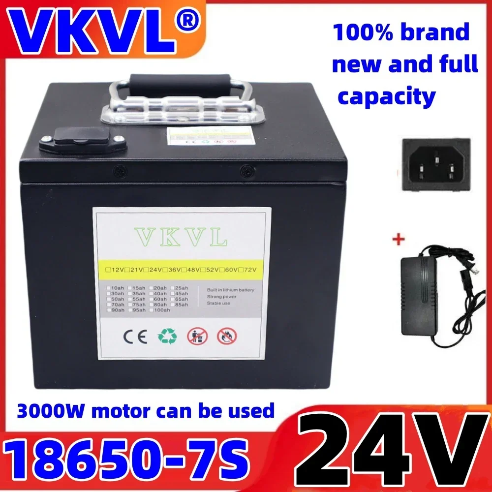 Air fast transportation New Full Capacity Power 18650 Lithium Battery 24V10-100ah Lithium Battery Pack Suitable for 250-2000W