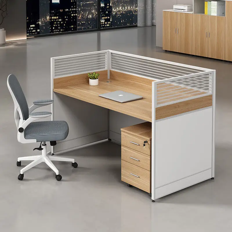 CX staff office desk and chair combination, simple and modern 4-person 6-person workstation office computer desk