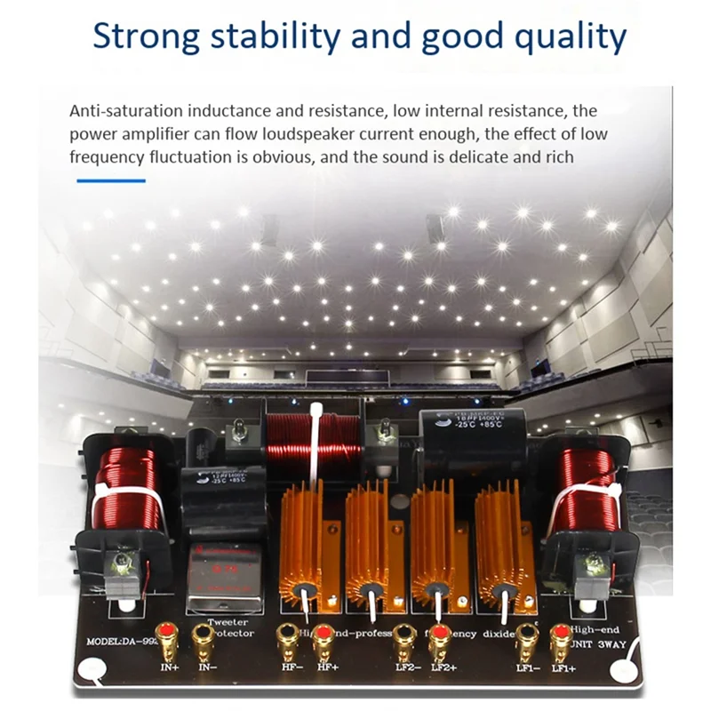 N33R_1500W High Power Speaker Crossover 3 Way Frequency Divider