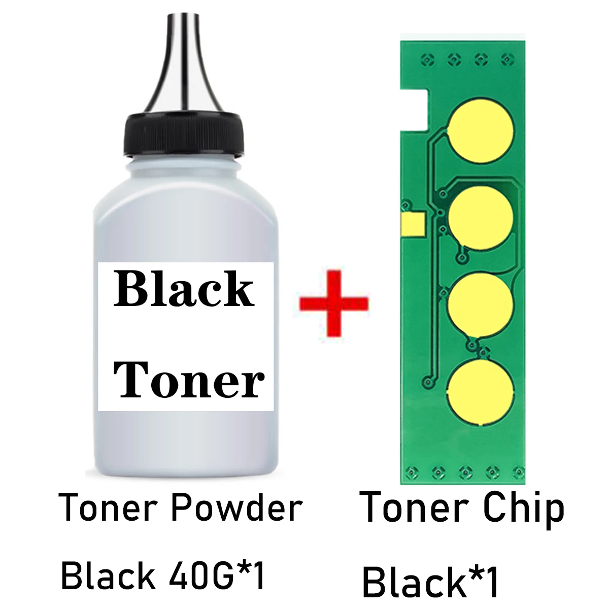 Black Toner Cartridge Powder Chip CLT-K404S 404S Compatible for Samsung C430W C433W C480 C480FN C480FW C480W Printer