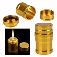 Portable Metal Mini Alcohol Lamp Lab Equipment Heating Camping For Outdoor Travel Without Hiking Stoves Liquid Survival