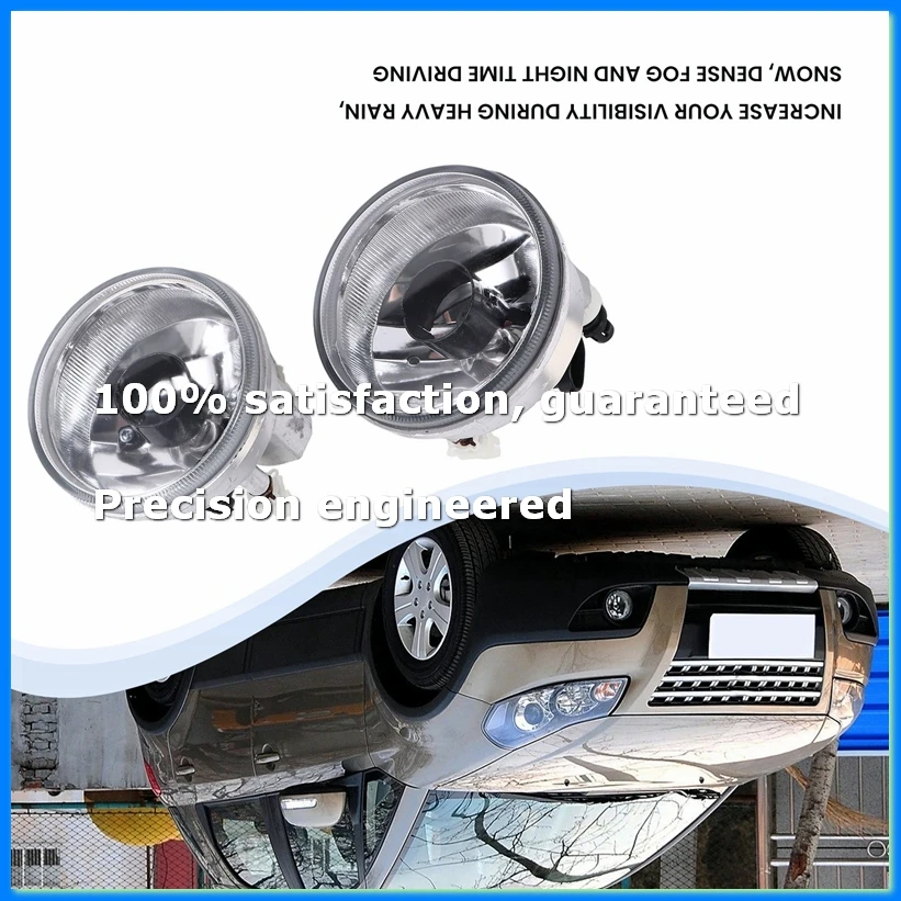 

1Pair Car Front Bumper Fog Lights Assembly Driving Lamp Foglight for SX4 2007-2012 Aerio 2002-2004-A68X