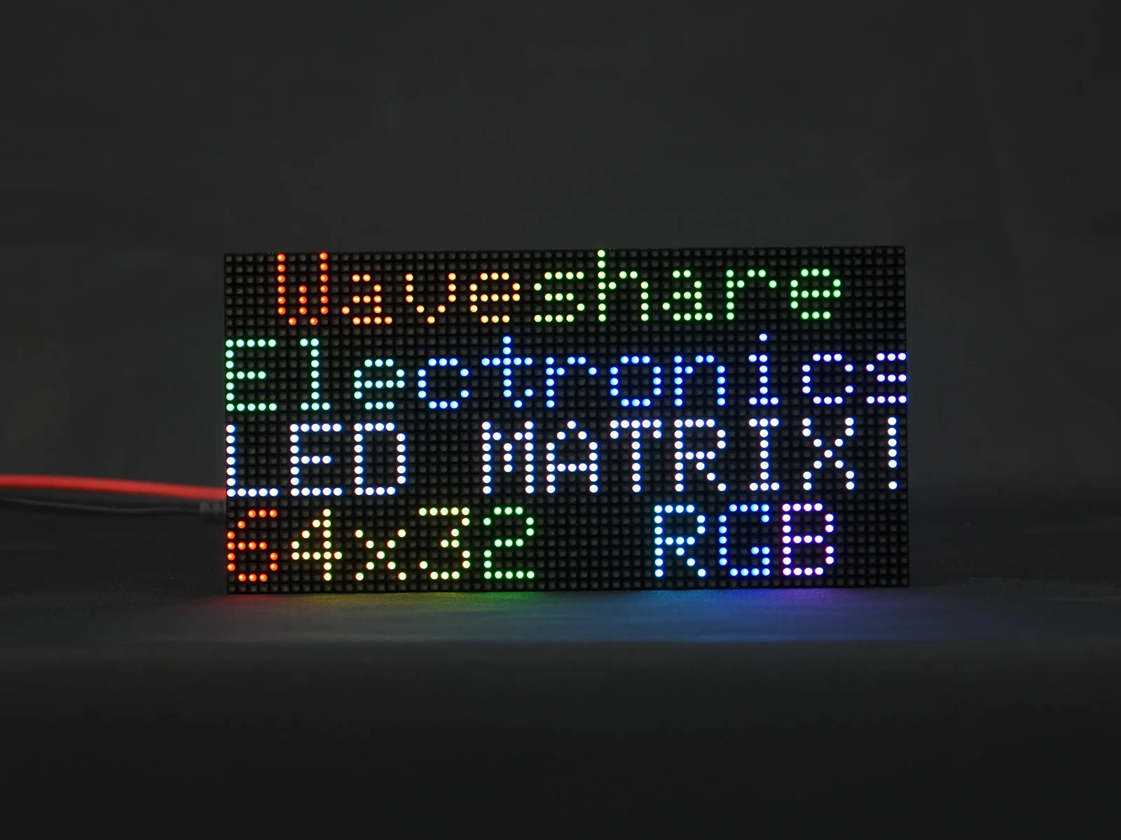 Imagem -02 - Waveshare-rgb Full-color Led Painel Matriz Brilho Ajustável Raspberry pi 4b 3b Arduino 2.5 mm Pitch 64x32 Pixels