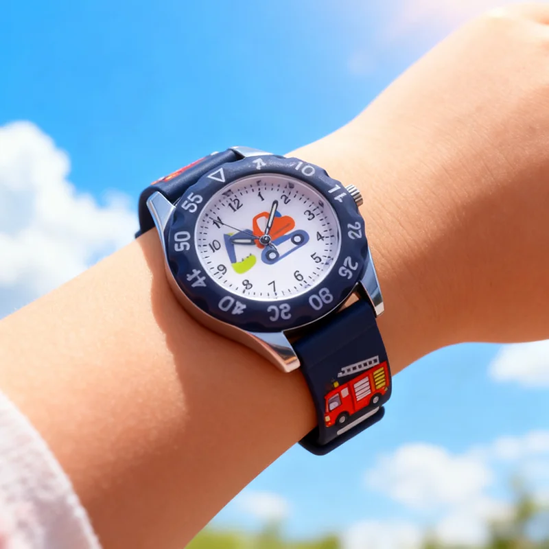 子供のための消防車の漫画のシリコーン時計,子供のためのコネク - Smartwatch Watches For Kids Sale のレビューと価格