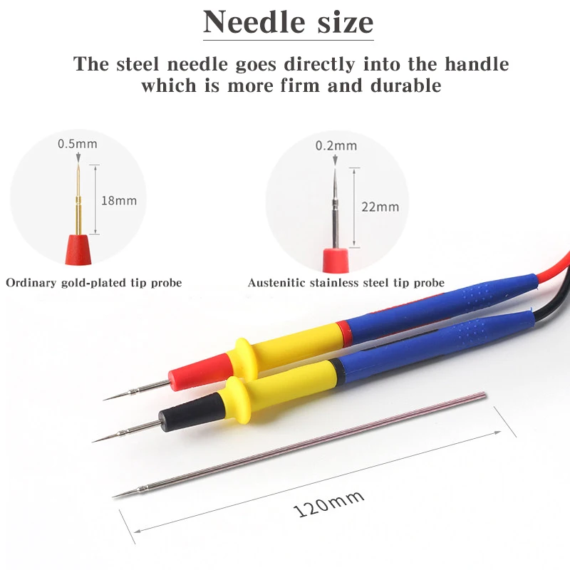 ช่าง P30 1000V 20A ปากกามัลติมิเตอร์ดิจิตอลมัลติมิเตอร์ทดสอบ Rod นุ่ม Anti-Scalding ซิลิโคนลวดเคล็ดลับพิเศษซ่อมเครื่องมือ