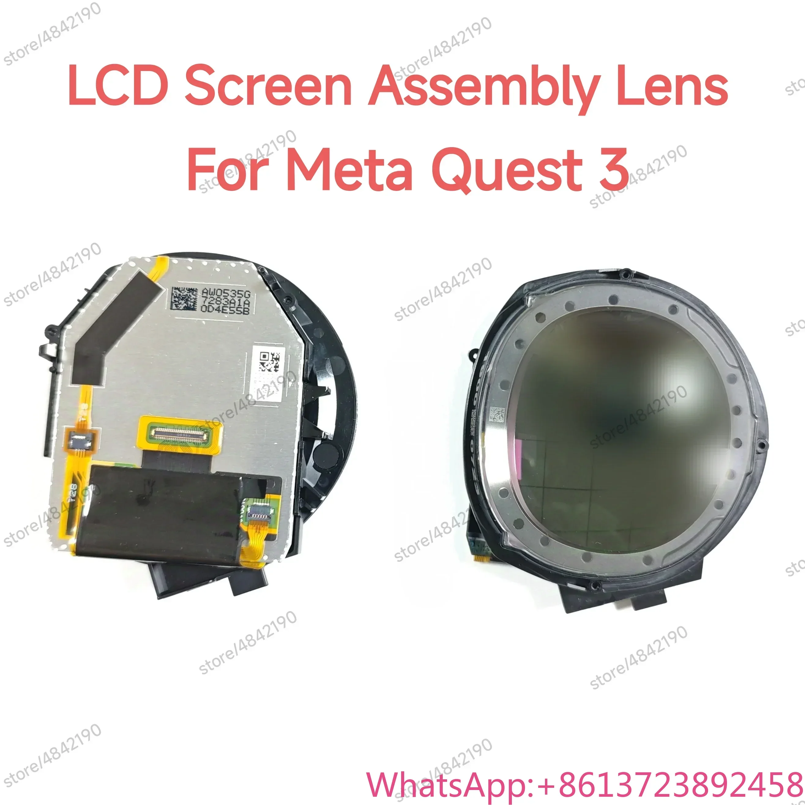 

Original LCD Display Screen Lens For Oculus Meta Quest 3 VR Headset Assembly Replacement Parts