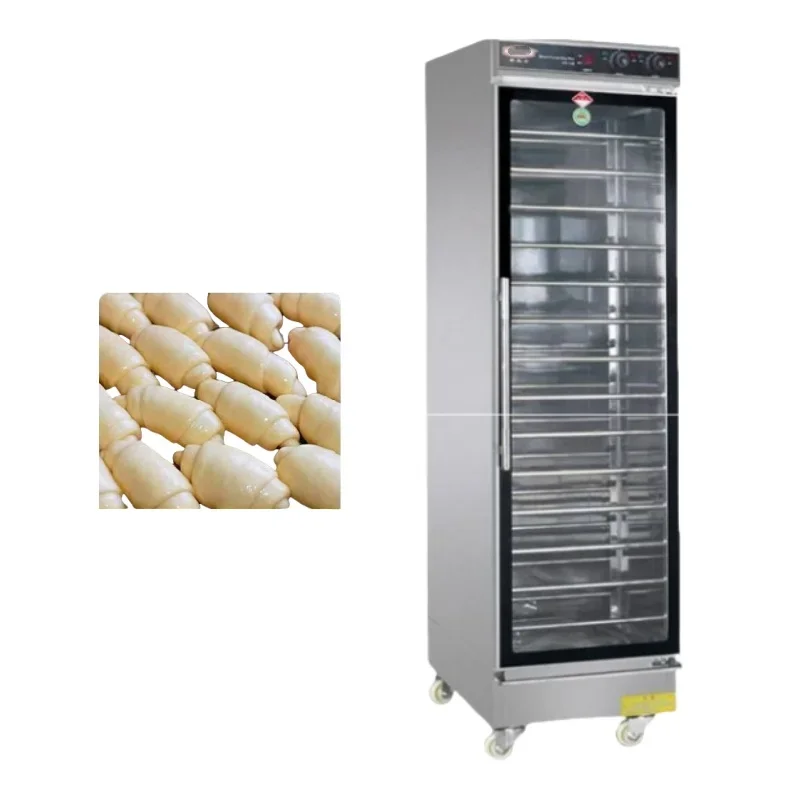 Trays Bread Toast Dough Proofer Bakery Cabinet Proofer Refrigerated Frozen Fermentation Box Pizza Dough Dessert Baking - view 3