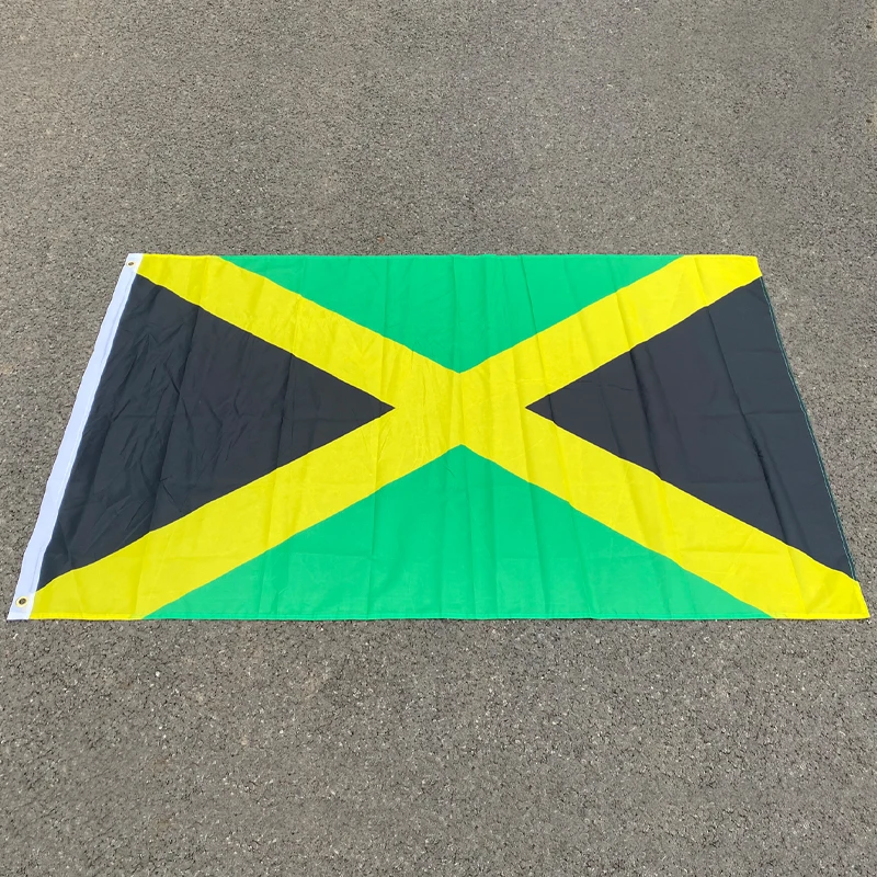 aerlxembrae  flag Flag of Jamaica flag world flags 90 * 150CM We are selling to custom-quality polyester